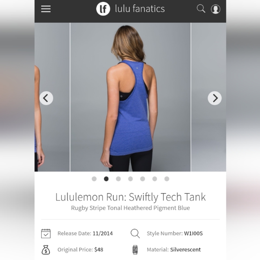 Lululemon Swiftly Tech Tank - Picture 2 of 8
